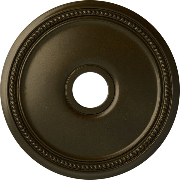 Ekena Millwork Diane Ceiling Medallion (Fits Canopies up to 5 3/8"), 18"OD x 3 5/8"ID x 1 1/8"P, Green Gold CM18DIGGS - main